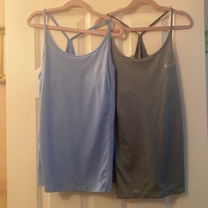 TWO FOR 20$! Two Women’s Nike Dri-Fit Athletic Tanks - Size Small